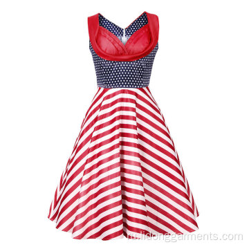 50 -е Женское винтажное вечернее вечернее платье без рукавов